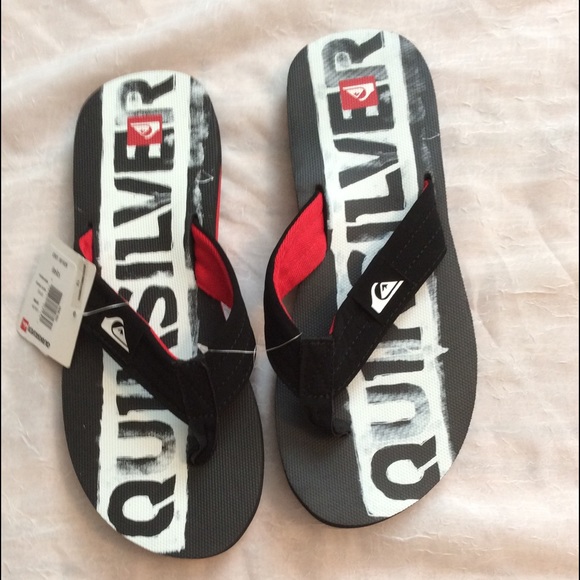 Quiksilver flip flops nwt - Picture 1 of 2