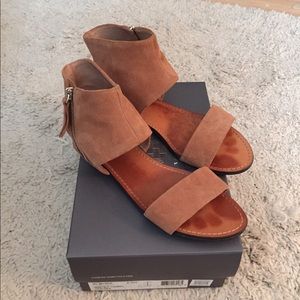 Brown Suede Sandals