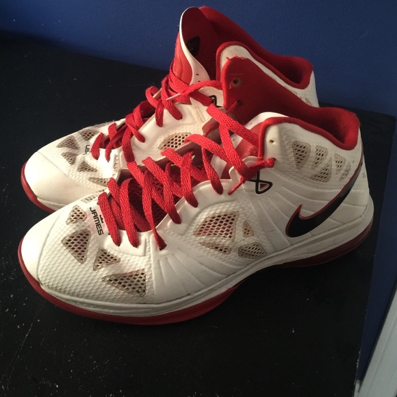NIKE LeBron 8s red custom