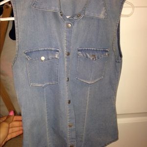 Blue Denim vest