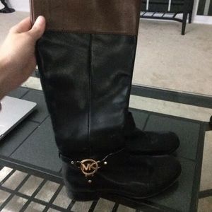 Michael kors leather boots!