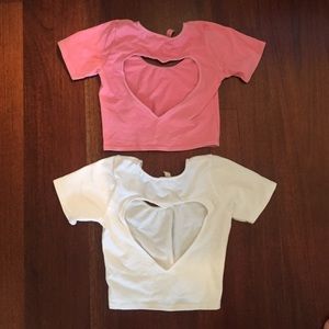 2 LF crop tops