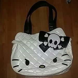 Large white hello kitty tote bag