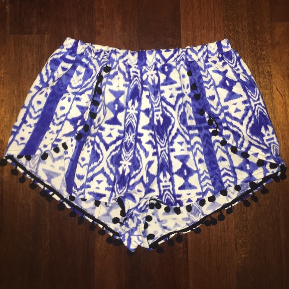 Indian print shorts