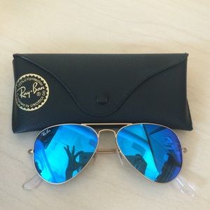 Ray-ban aviator flash sunglasses