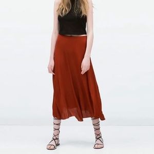 NWT Zara Pique skirt