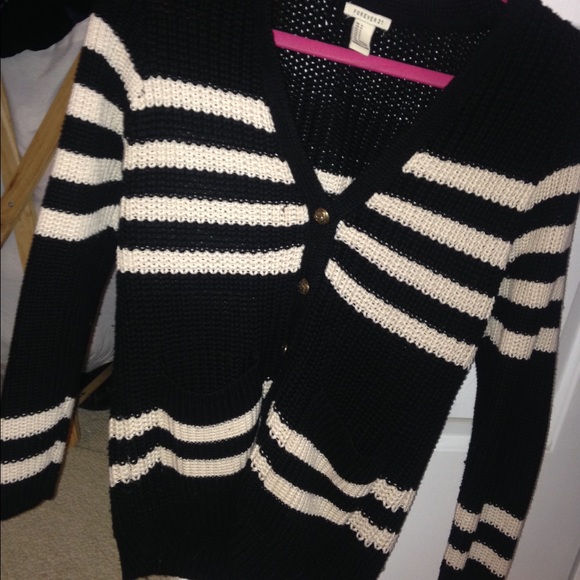 Black and beige sweater