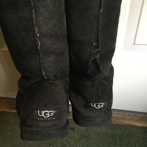 TALL BLACK UGG BOOTS