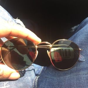 Ray bans round gunmetal