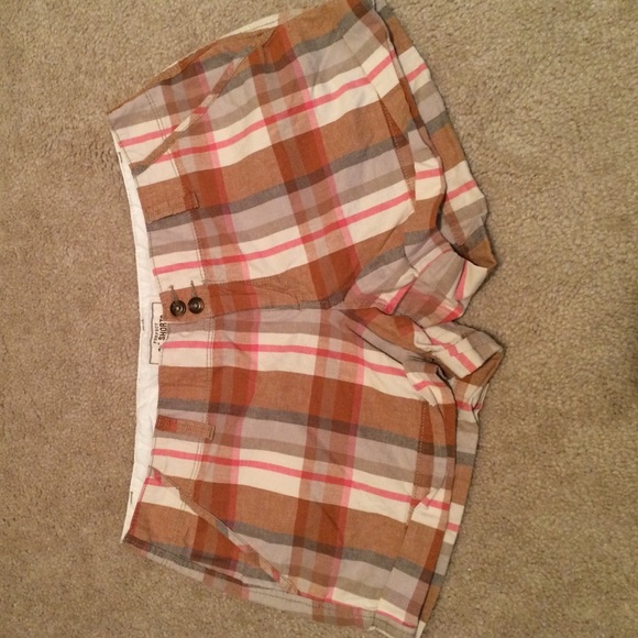 Plaid shorts