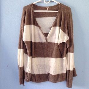 Free people Henley sweater
