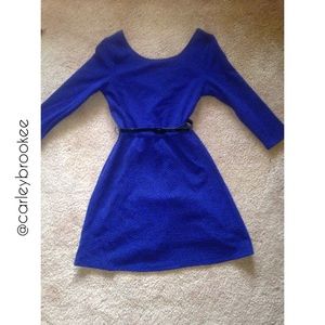 Purple/ Black pattern dress 💙 Make Me An Offer!