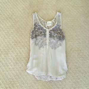Anthropologie sparkle tank