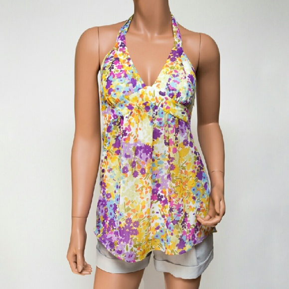 Walter Pink & Yellow Floral Halter