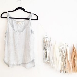 Cloth and stone chambray tank size medium