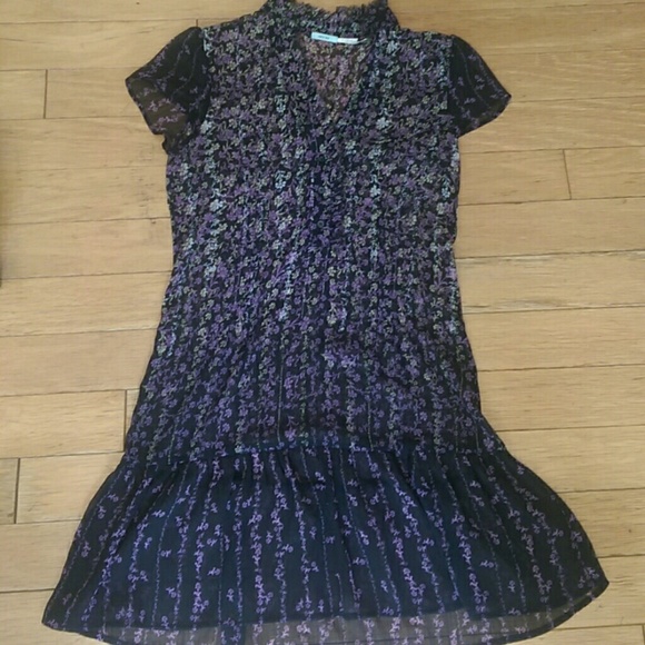 Kimchi Blue gauzy drop waist A-line dress. Size S.