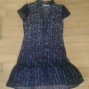 Kimchi Blue gauzy drop waist A-line dress. Size S.