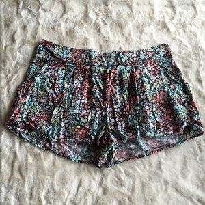 Floral Cotton Shorts