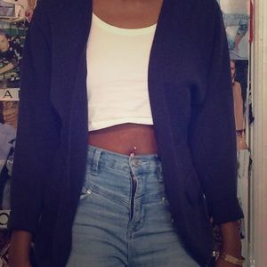 Navy blue cardigan🎀