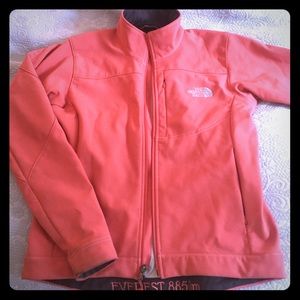 Coral North Face Everest Jacket