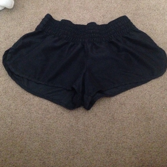 Black swim shorts