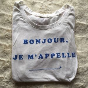 Bonjour Je M'Appelle TShirt