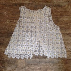 Free people New Romantics daisy top sz L