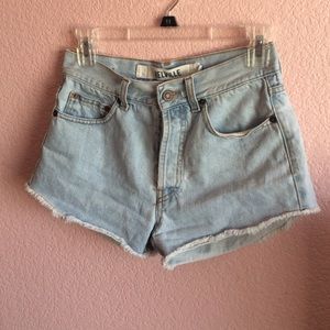 NWT Brandy Melville high waisted denim shorts