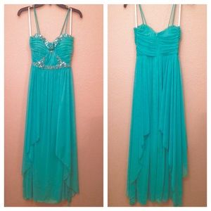 Turquoise dress