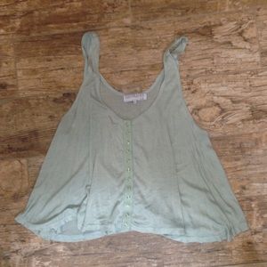 Day dreamers la urban outfitters tank top buttons