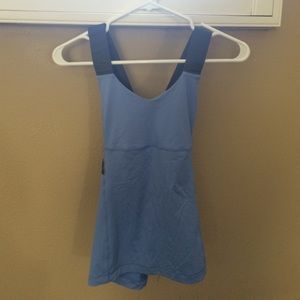 Blue and Grey Lululemon Top