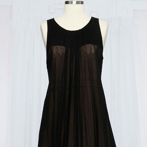 BCBGMAXAZRIA Lace Overlay Tulle Dress