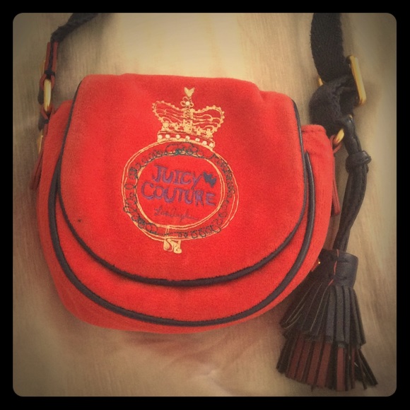 Red juicy couture girls purse