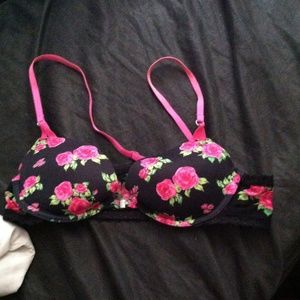 Pink bra
