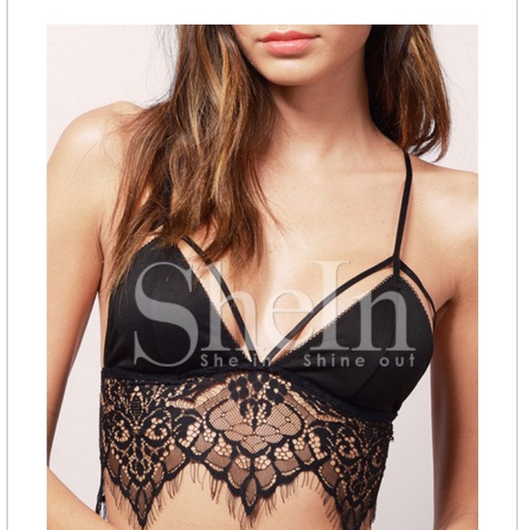 Sexy Black Lace Bralette