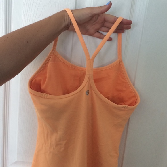 Lululemon Power Y Tank in Orange