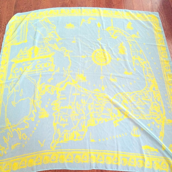 Cape Cod Map Print Scarf