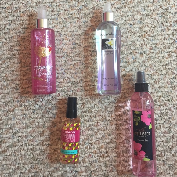 3 NEW Body mists