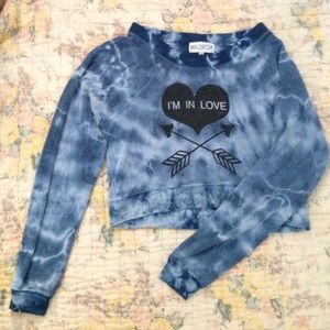 Wild fox crop sweater