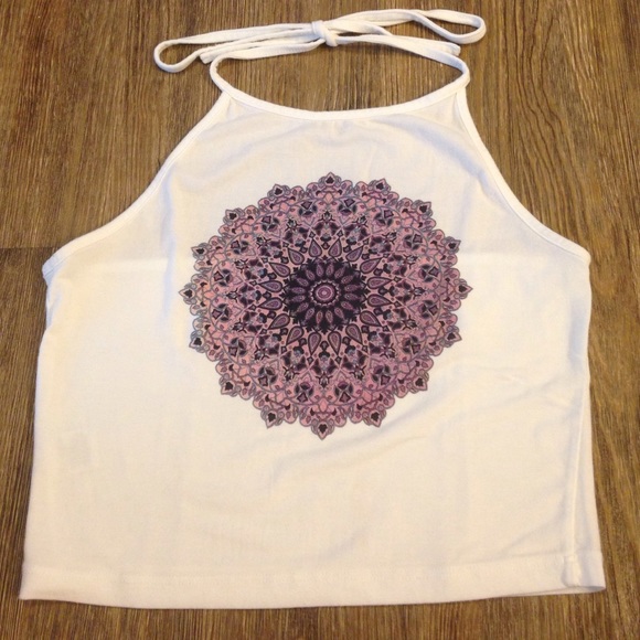 Brandy Melville Halter Crop Top SZ Small