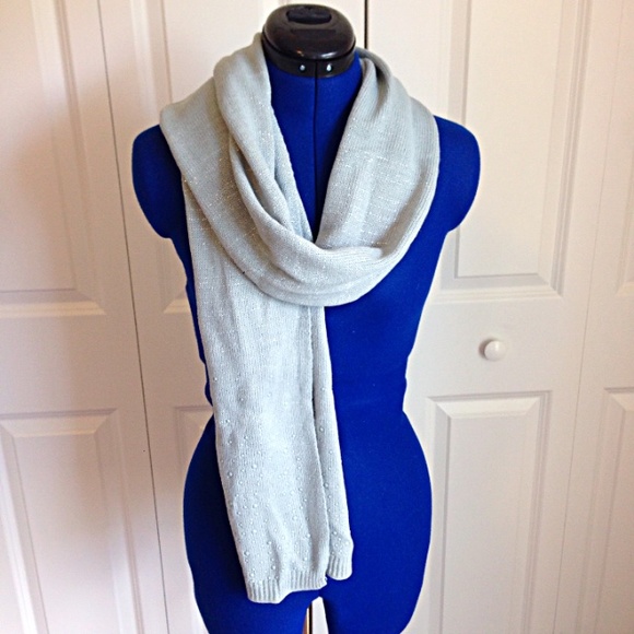 Charming Charlie Silver/Grey Scarf