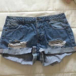 Forever 21 ripped shorts