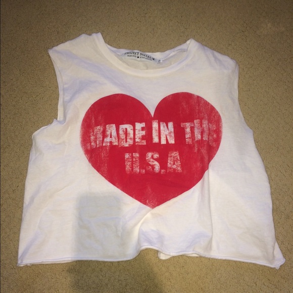 Made in the USA crop top