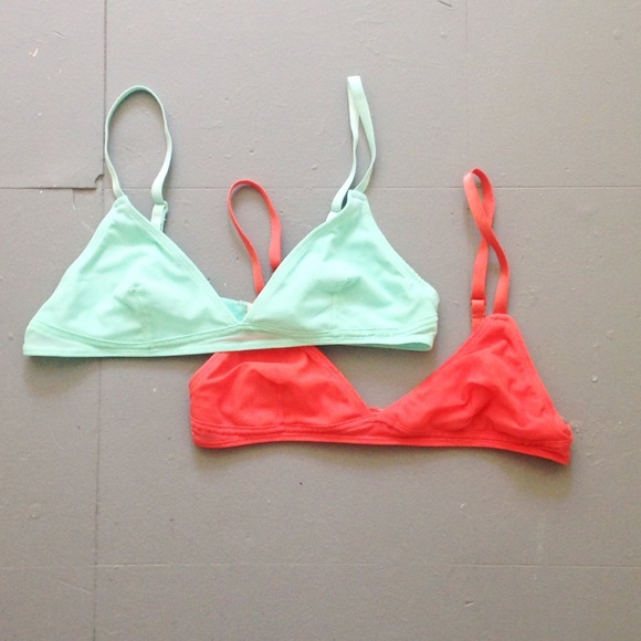 silence + noise Other - BUNDLE- triangle bralette