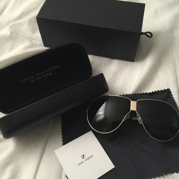 Dries Van Noten Linda Farrow sunglasses