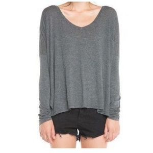 Brandy Melville grey top