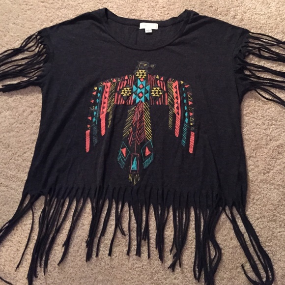 Aztec Eagle Dangle Shirt