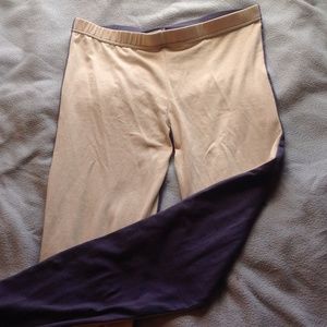 Size s/m two color leggings