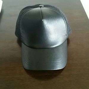 River Island leather hat