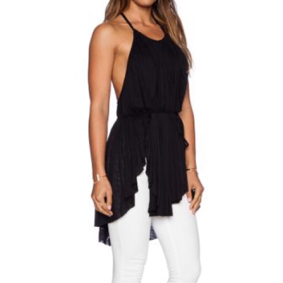 Free People Tops - NWT!! Free people!! Moroccan tunic, black, sz L